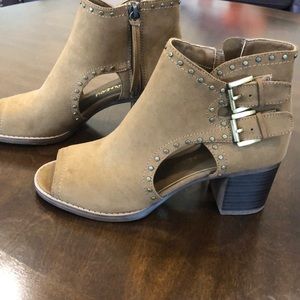 Dirty Laundry Peep Toe Booties